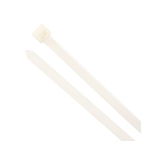 South Main Hardware Cable Tie, 36 in L, 11 in Max Bundle Dia., Natural, Nylon, 175 lb Strength, 25 PK 220250